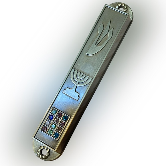 Mezuzah with Menorah - Picture 3 of 3